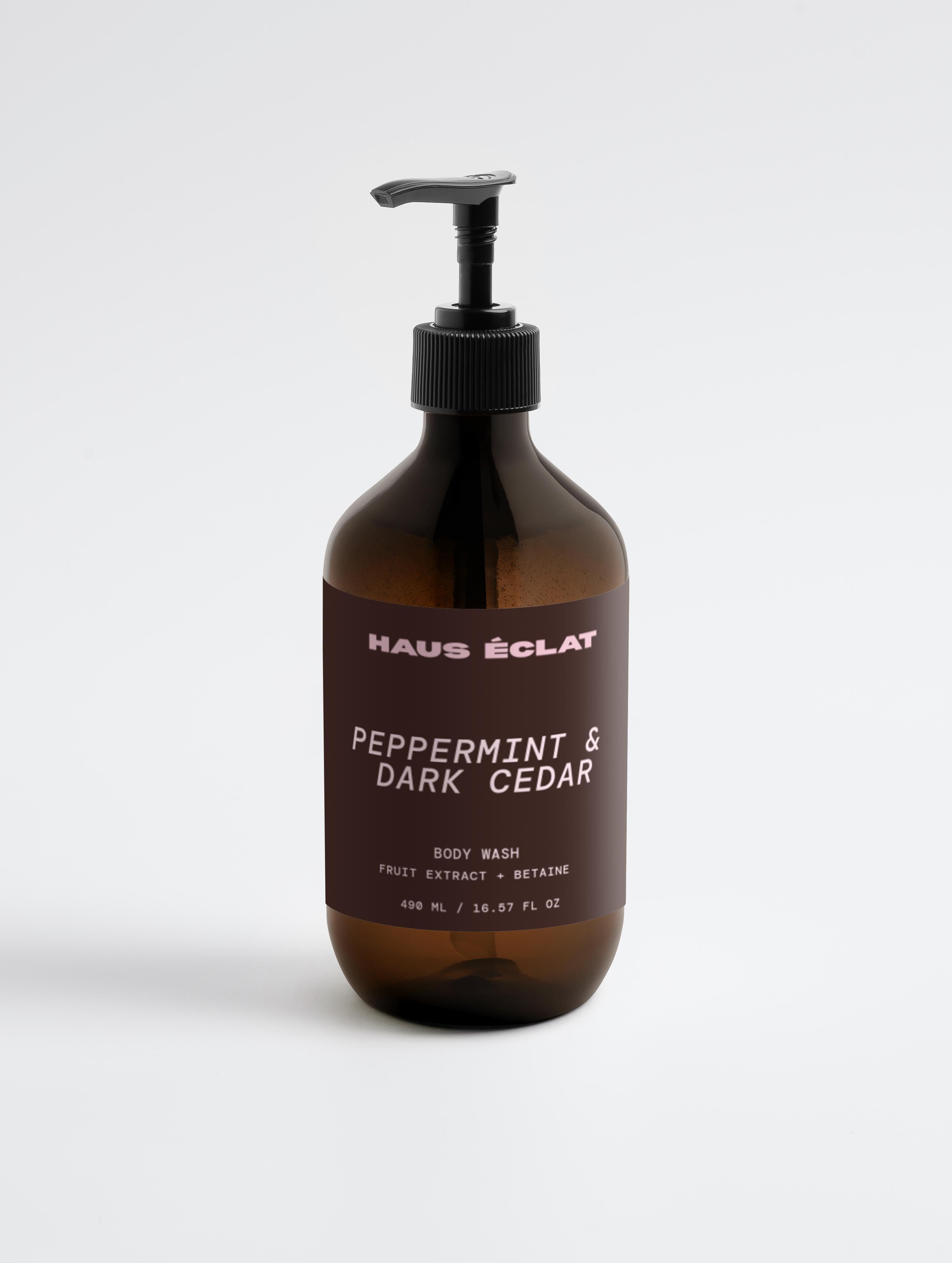 Body Wash - Peppermint & Dark Cedar